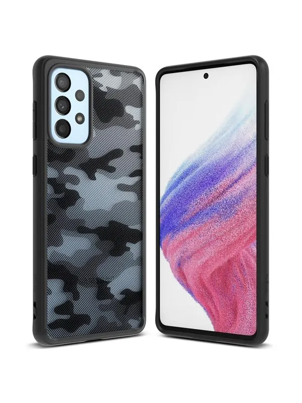 Ringke  Fusion Matte Case Cover with Gel Frame Samsung Galaxy A73 Black
