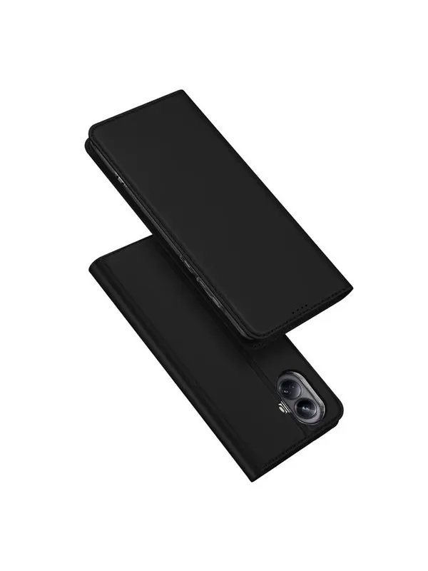 Dux Ducis  Skin Pro Case for Realme 10 Pro+ Flip Cover Card Wallet Stand Black