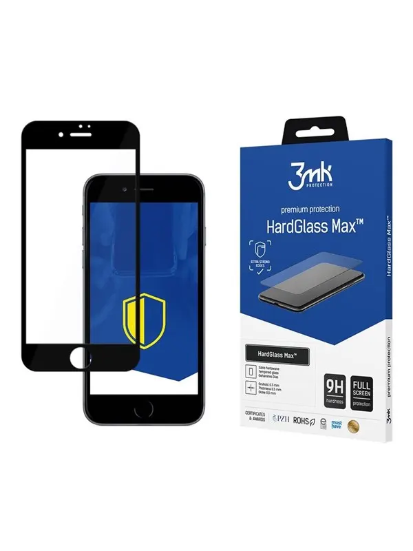 3mk 9H HardGlass Max™ Glass for iPhone 8