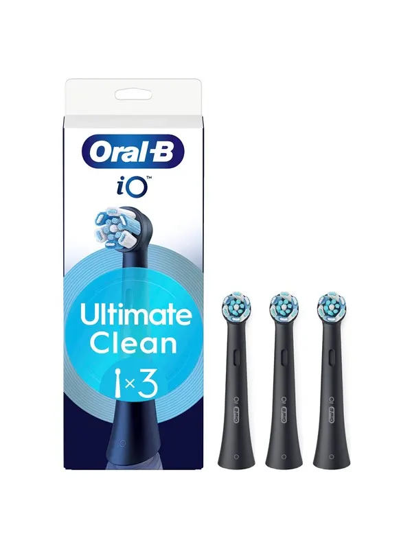Oral-B Borsthuvuden iO Ultimate Clean Black - 3 pcs