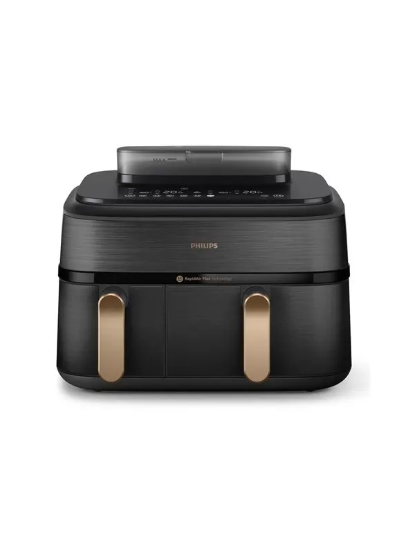 Philips 5000 Series NA552 - double hot air fryer - black stainless steel