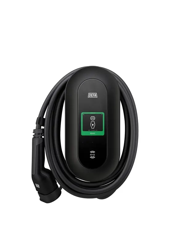 Defa Power Home charging box 22kW incl. 6 meter cable 4/5G and WiFi Black