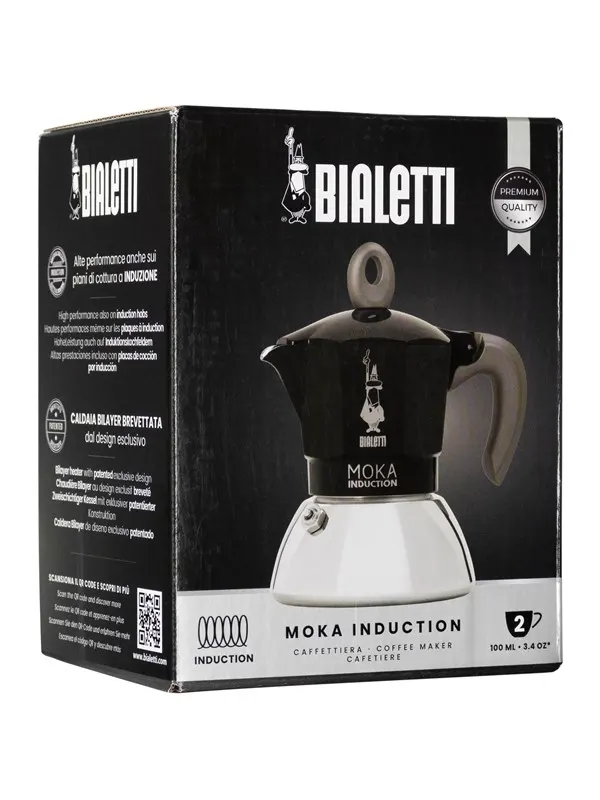 Bialetti Moka Induction 2.0 - 2 cups