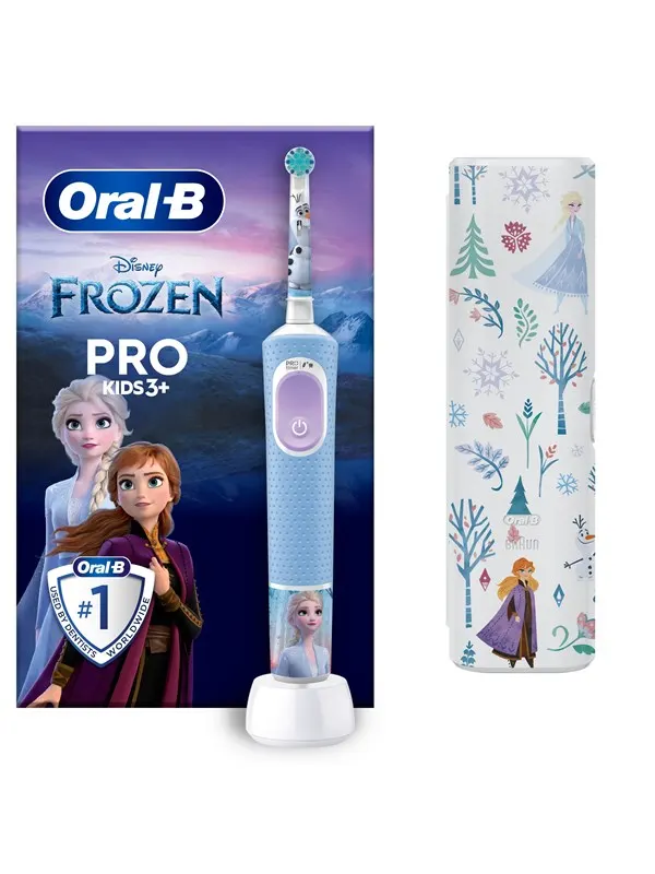 Oral-B eltandborste Vitality Pro Kids Frozen + case