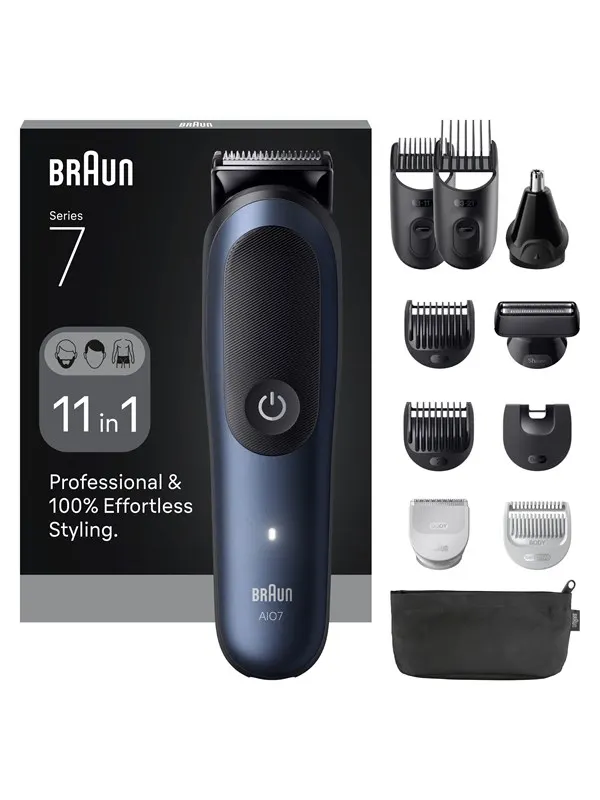 Braun Kroppstrimmer Styler AIO 7540 - Black / Deep Blue