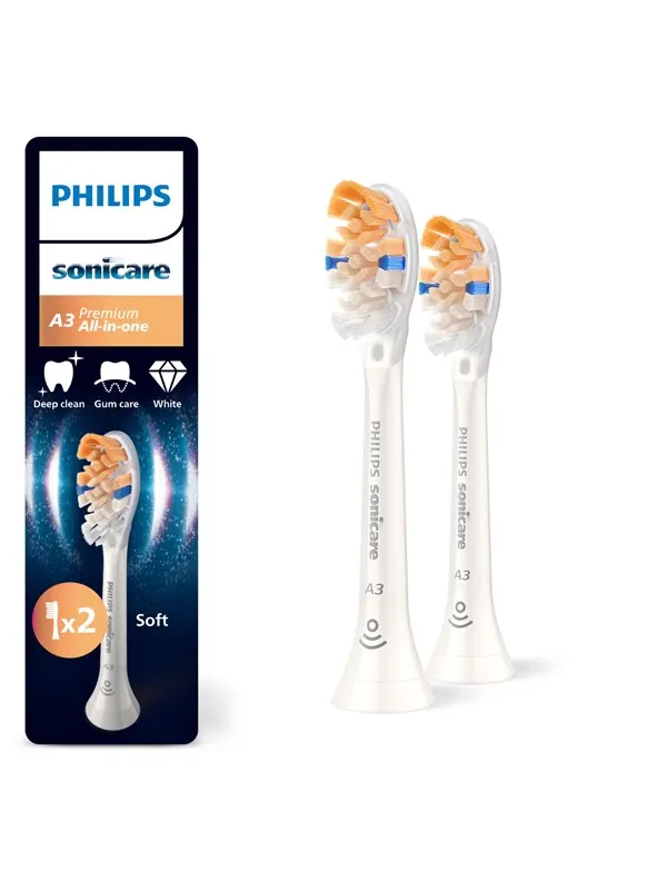 Philips Borsthuvuden Sonicare Premium All-in-One - White - 2 pcs