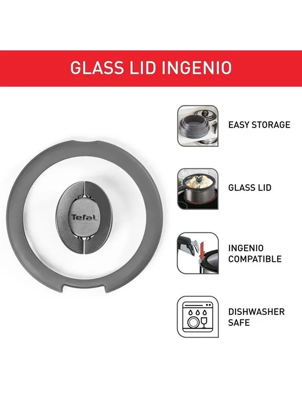 Tefal Ingenio glass lid 22 cm