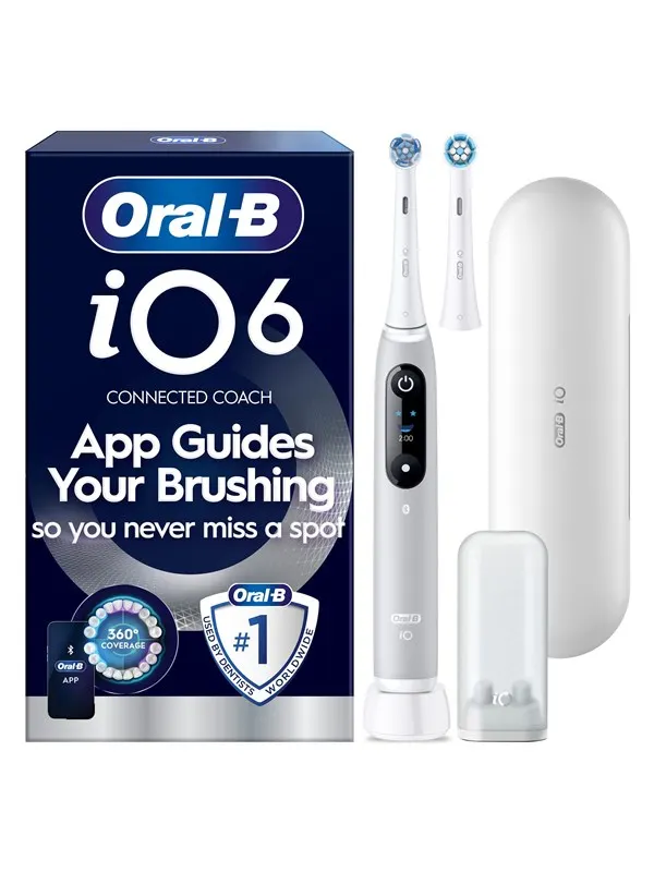Oral-B eltandborste iO6 Grey Opal + 1 Extra Refill