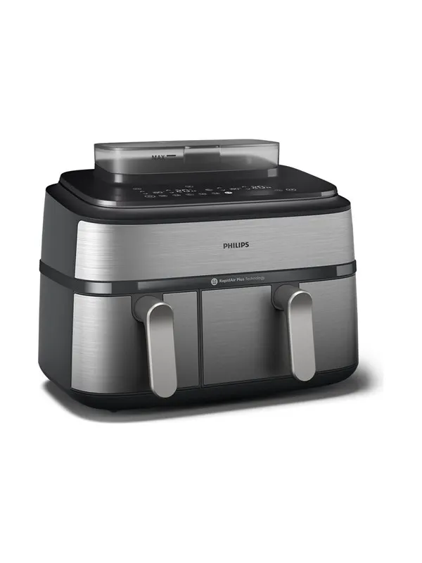 Philips Series 5000 NA555 - double hot air fryer - silver