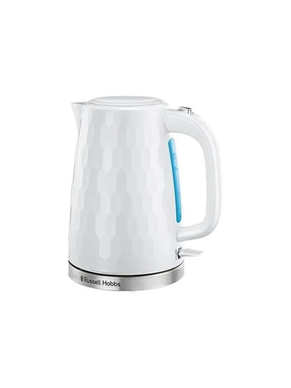 Russell Hobbs Vattenkokare Rapid Boil Kettle Honey Comb - White 26050-70 - Vit - 2400 W
