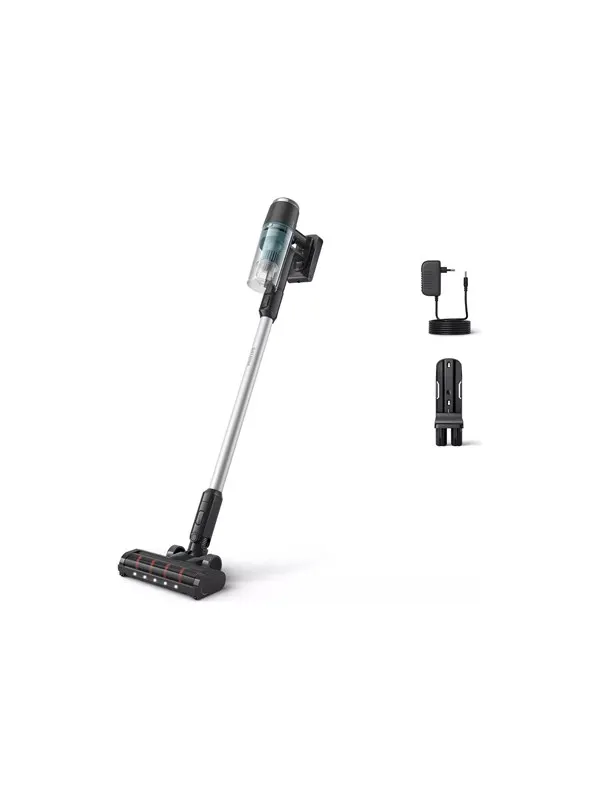 Philips Skaftdammsugare 3000 Series XC3031 - vacuum cleaner - cordless - stick/handheld - misty gray
