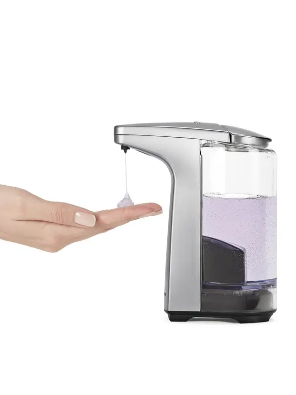 Simplehuman 237 ml sensorpump, borstat nickel