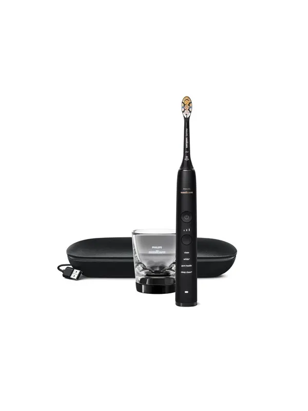 Philips eltandborste Sonicare DiamondClean 9000 HX9911 - tooth brush - black