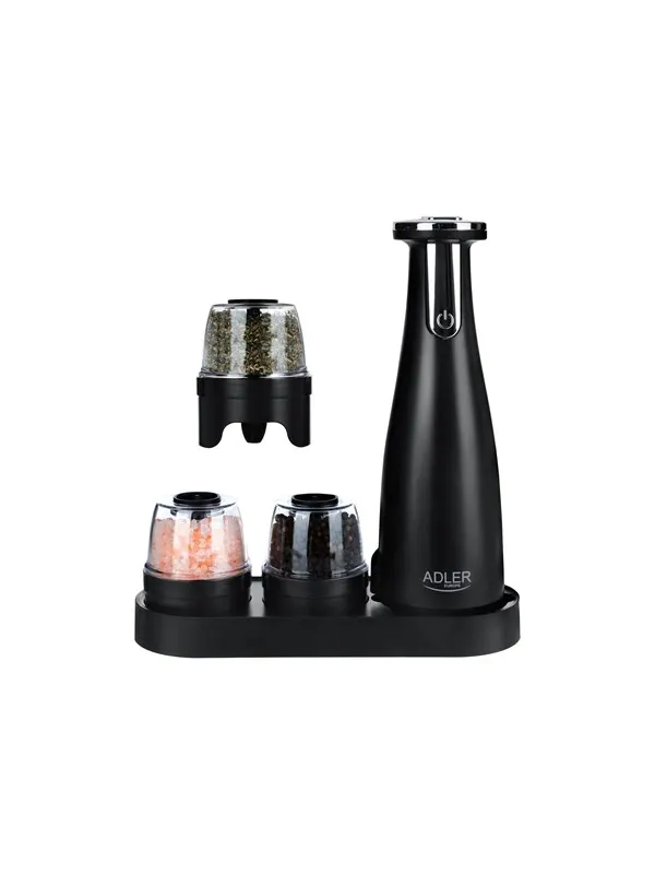 Adler AD 4449b - pepper & salt grinder - matte black