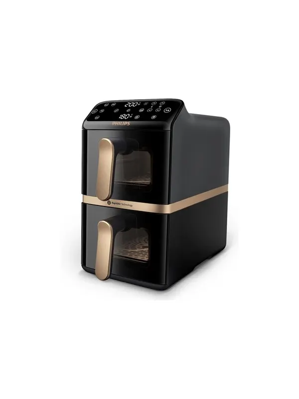 Philips 4000 Series NA462 - double hot air fryer - black/dark grey