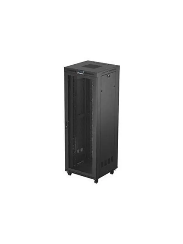 Lanberg FF01 series - rack - 800 x 800 flat pack with mesh door LCD - 47U