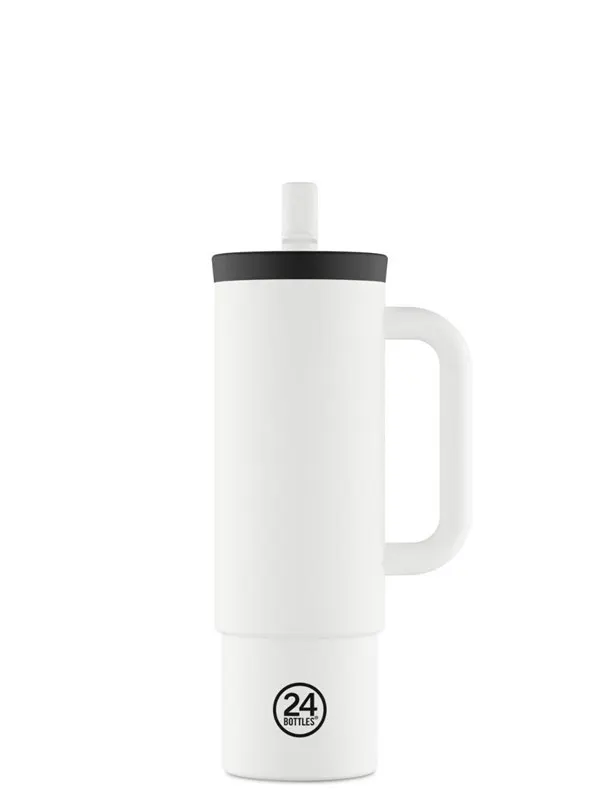 24Bottles - Straw Cup - Ice White - 800 ml