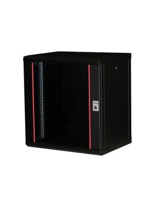 Equip Pro Mount - rack - 600x450 mm with glass door removable and lockable panels assembled - 12U