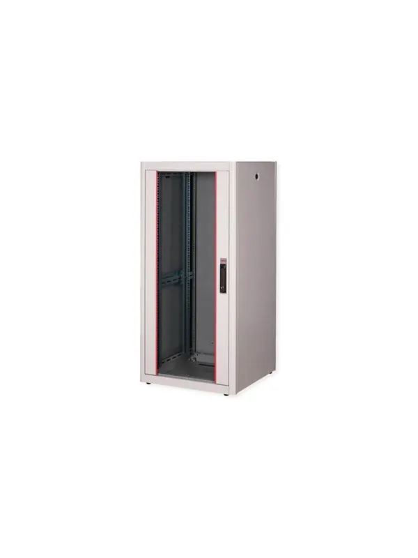 Roline Basic - rack - glass door 600x600 WxD - 26U