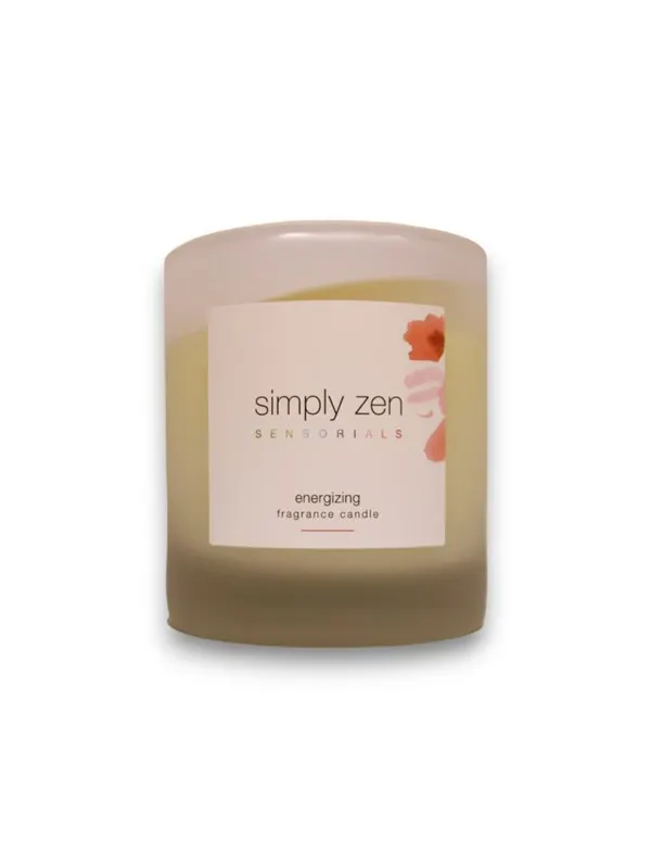 Simply Zen Sensorials Energizing Scented Candle.