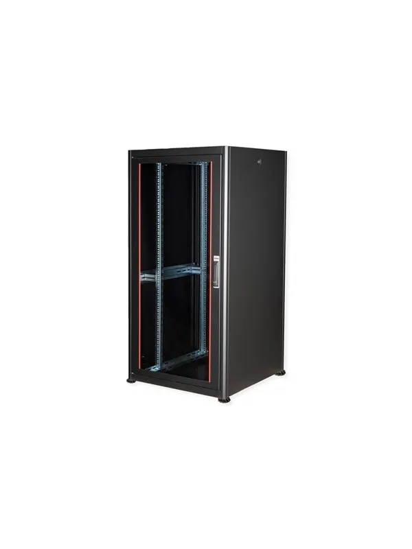 Roline Basic - rack - glass door 800 x 800 (WxD) - 32U