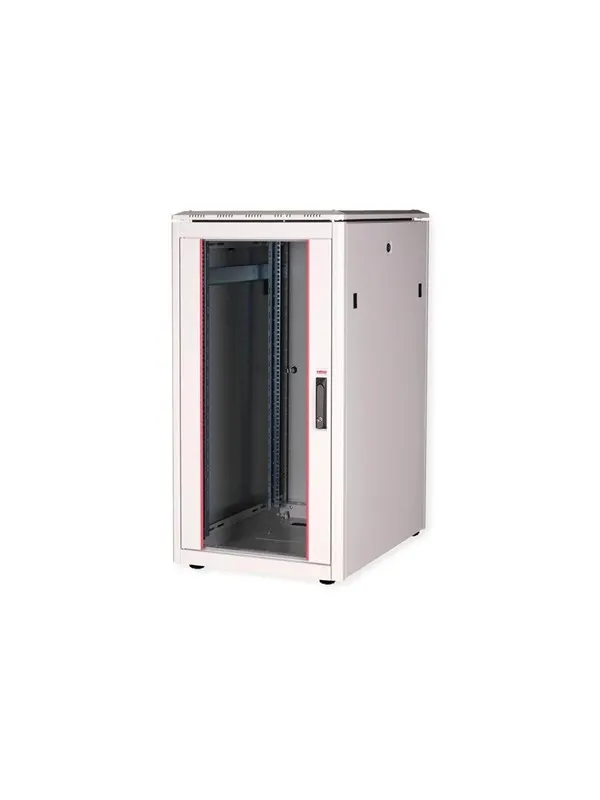 Roline Pro - rack - with glass door 600 x 800 mm (WxD) - 22U
