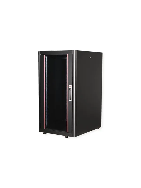 Roline Basic - rack - glass door 600x800 WxD - 22U