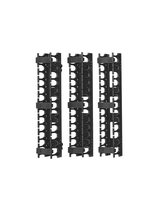 Tripp Lite Open Frame Rack 6ft Vertical Cable Manager 3in Wide - rack cable management duct with cover