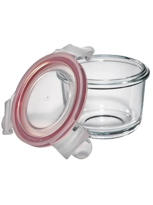 KÜCHENPROF Opbevaringsboks rund glas 8cm MINI