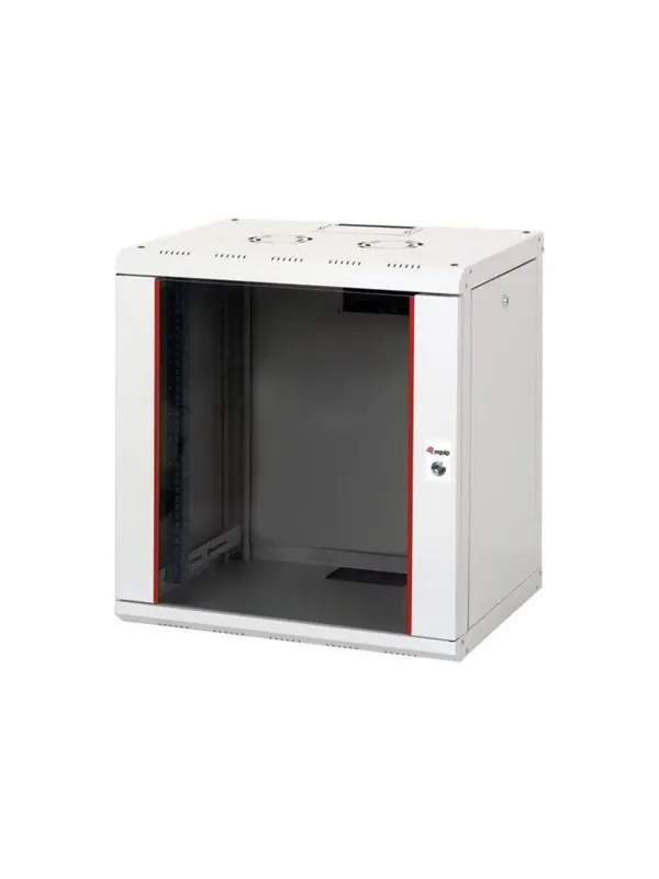 Equip Pro Mount - rack - 600x450 mm with glass door removable and lockable panels assembled - 12U