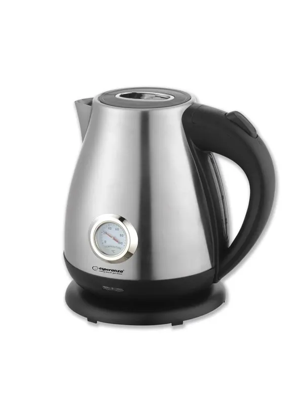 Esperanza Vattenkokare ELECTRIC KETTLE WITH THERMOMETER THAMES 1.7 L INOX - Aluminium - 2200 W