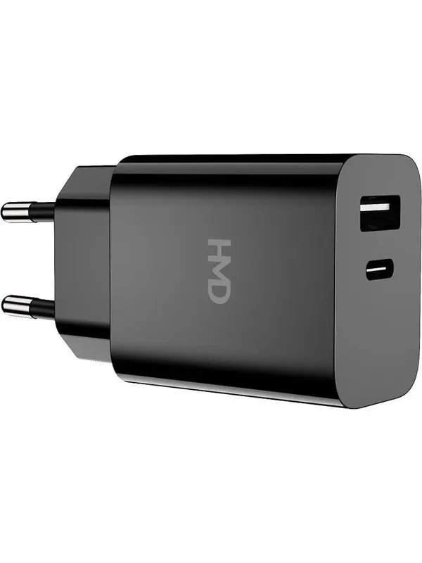 HMD Dual Port Wall Charger 30W - Black