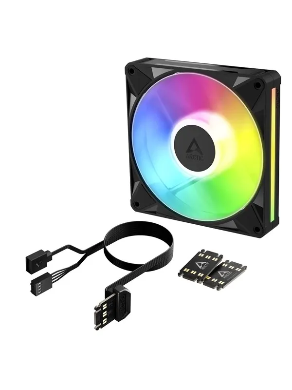 Arctic BioniX P14 A-RGB - Chassi fläkt - 140mm - Svart med RGB LED