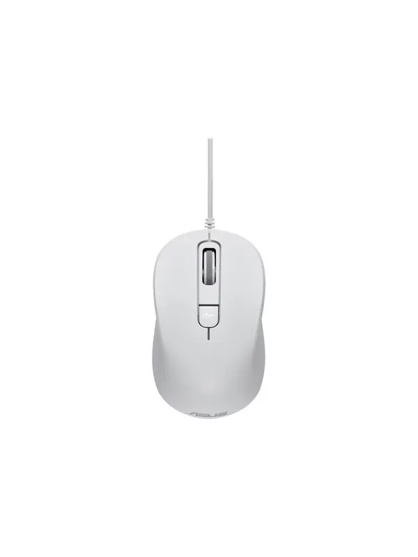 ASUS MU101C Blue Ray Silent - Mouse - Optic - 3 knappar - Vit