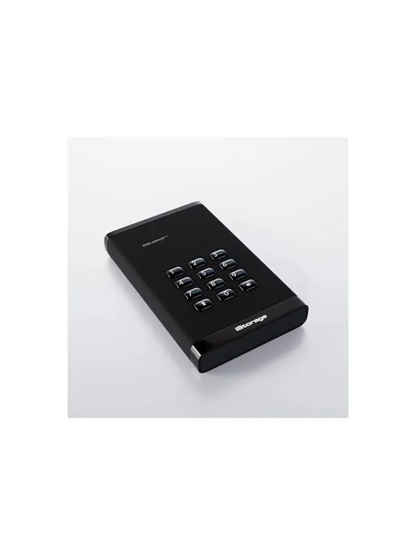 iStorage diskAshur³ - hard drive - 4 TB - USB 3.2 Gen 1 - TAA Compliant - Extern Hårddisk - 4TB - Svart
