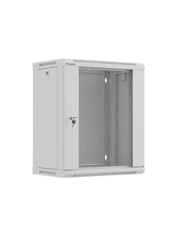 Lanberg WF03 Series - cabinet - 540 x 350 flat pack with glass door - 12U