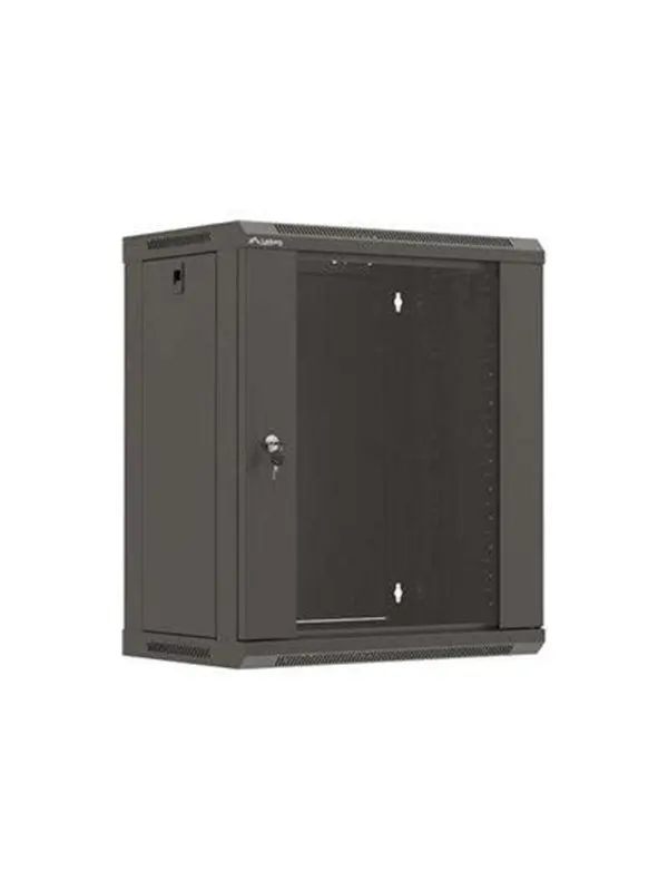 Lanberg WF03 Series - cabinet - 540 x 350 flat pack with glass door - 12U