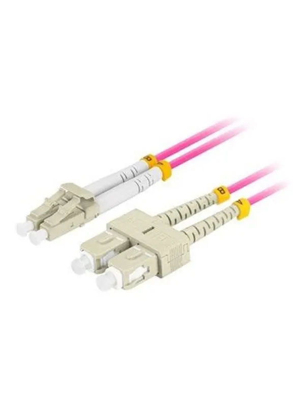 Lanberg patch cable - 1 m - violet - Lila
