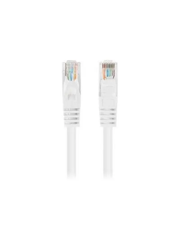 Lanberg patch cable - 25 cm - white - Vit