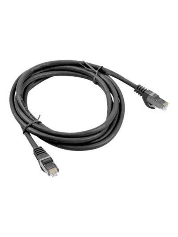 Lanberg patch cable - 50 cm - black RAL 9004 - Svart