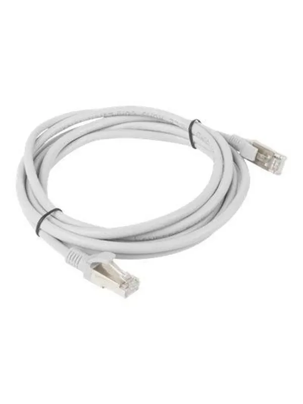 Lanberg patch cable - 25 cm - grey RAL 7035 - Grå