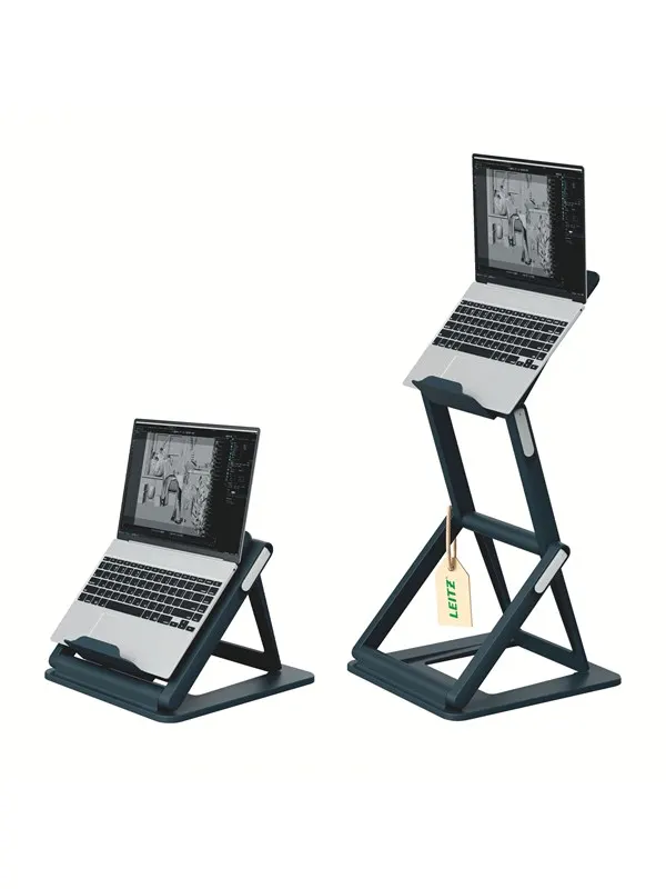 Leitz Ergo 2-i-1 Laptopställ för Sittande och Stående Arbete