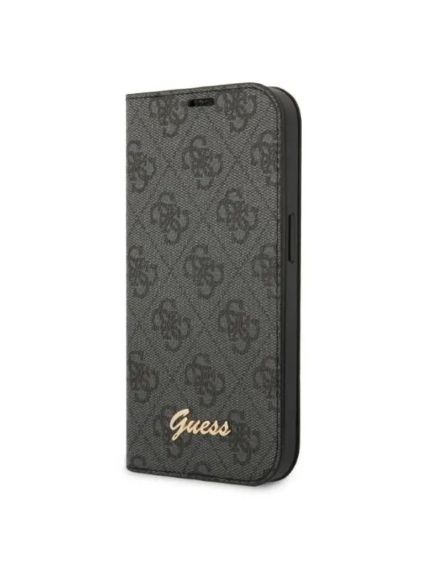 GUESS GUBKP14SHG4SHK iPhone 14 6.1 "black / black book 4G Vintage Gold Logo