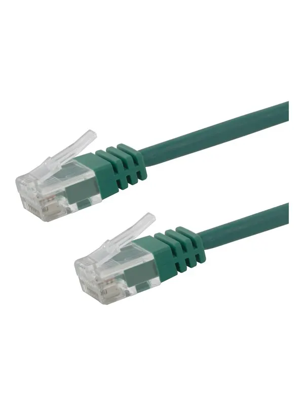 Deltaco patch cable - 30 cm - green - Grön