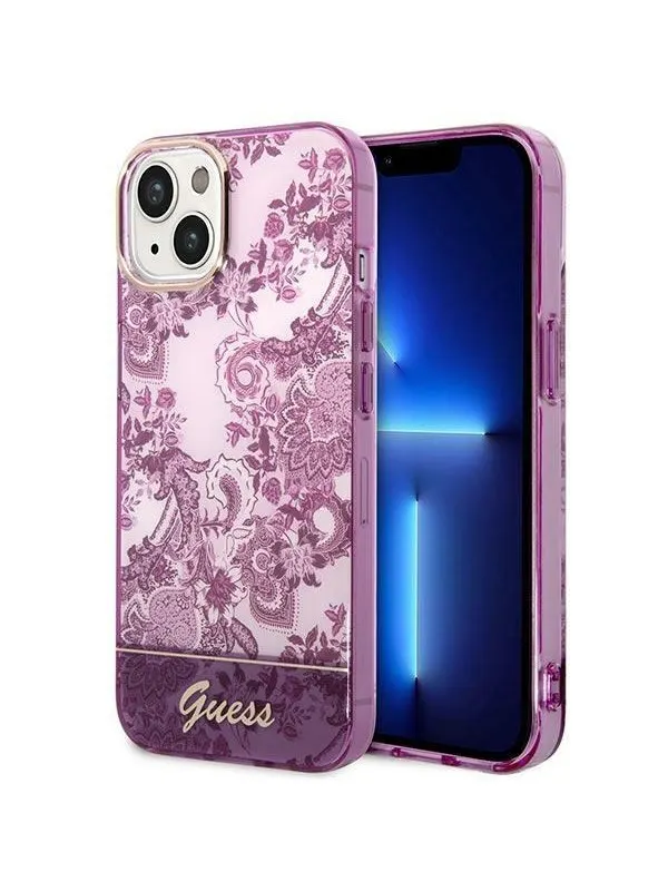 GUESS GUHCP14MHGPLHF iPhone 14 Plus 6.7" fuchsia/fuschia hardcase Porcelain Collection