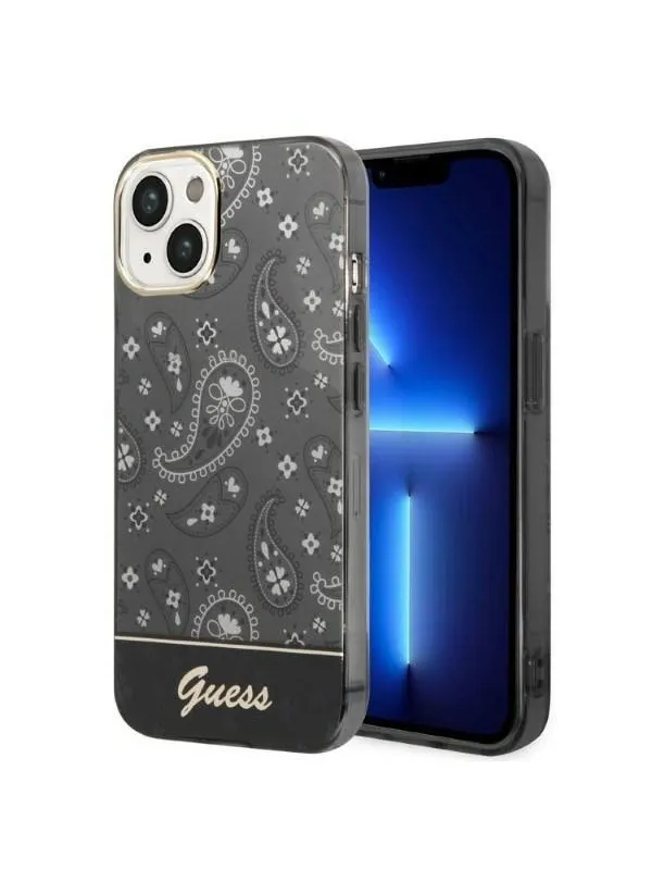 GUESS GUHCP14MHGBNHK iPhone 14 Plus 6.7" black/black hardcase Bandana Paisley