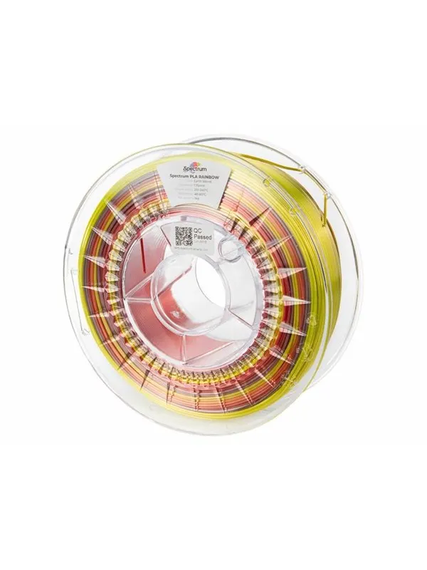 Spectrum 3D Filament / PLA SILK Rainbow / Earth Blend / â 1.75 mm / 1 kg