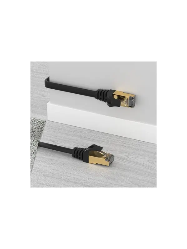 Unitek C1897BK Series patch cable - 2 m - black - Svart - 2m
