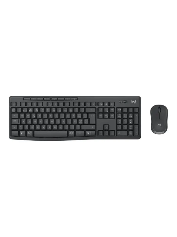 Logitech MK370 Combo for Business - keyboard and mouse set - QWERTY - Portuguese - graphite Input Device - Tastatur & Mus set - Portugisiska - Svart