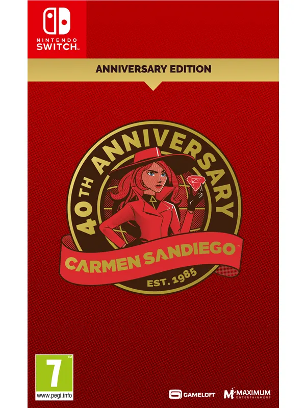 Carmen Sandiego (40th Anniversary Edition) - Nintendo Switch - Action / äventyr